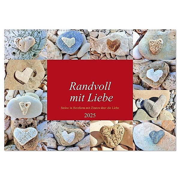 Randvoll mit Liebe (Wandkalender 2025 DIN A2 quer), CALVENDO Monatskalender, Calvendo, Michaela Schimmack