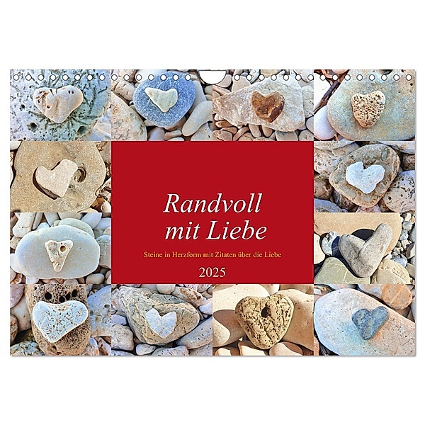Randvoll mit Liebe (Wandkalender 2025 DIN A4 quer), CALVENDO Monatskalender, Calvendo, Michaela Schimmack