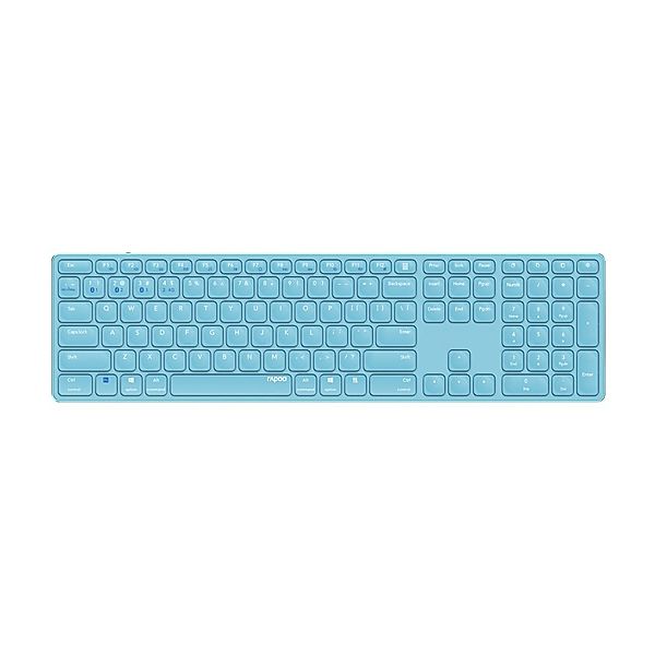 Rapoo Kabellose Multi-Mode-Tastatur E9800M, Blau, QWERTZ