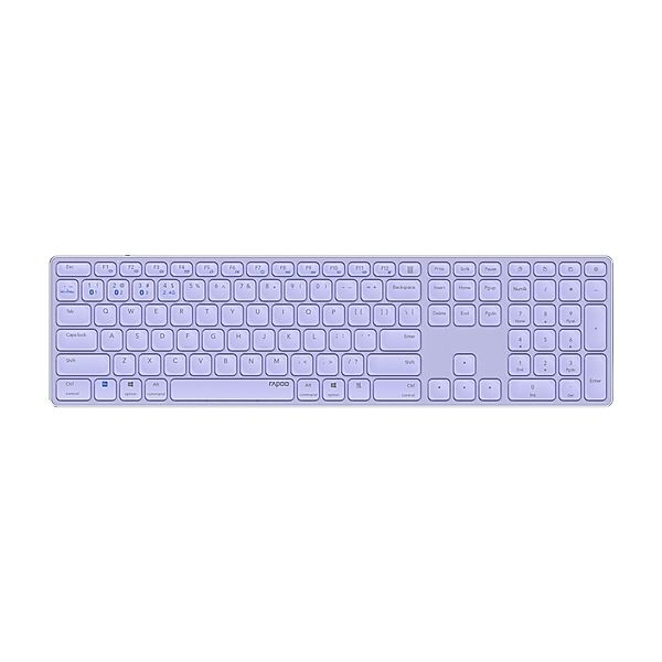 Rapoo Kabellose Multi-Mode-Tastatur E9800M, Lila, QWERTZ