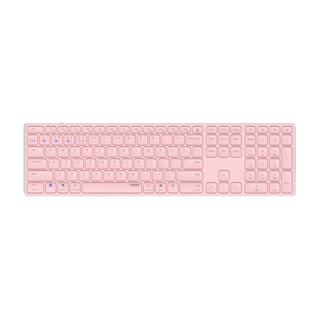 Rapoo Kabellose Multi-Mode-Tastatur E9800M, Pink, QWERTZ | Weltbild.at