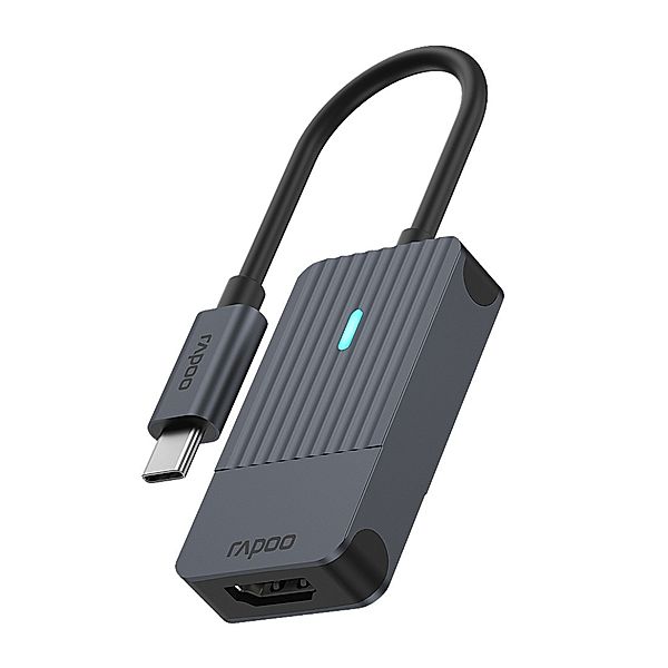 Rapoo USB-C Adapter UCA-1004, USB-C auf HDMI™, Grau