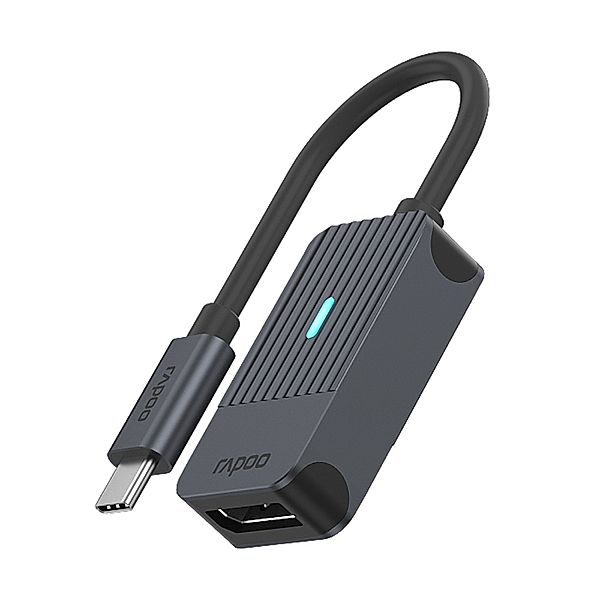 Rapoo USB-C Adapter UCA-1005, USB-C auf DisplayPort, Grau