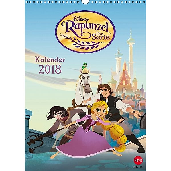 Rapunzel: Die Serie (Wandkalender 2018 DIN A3 hoch), Walt Disney