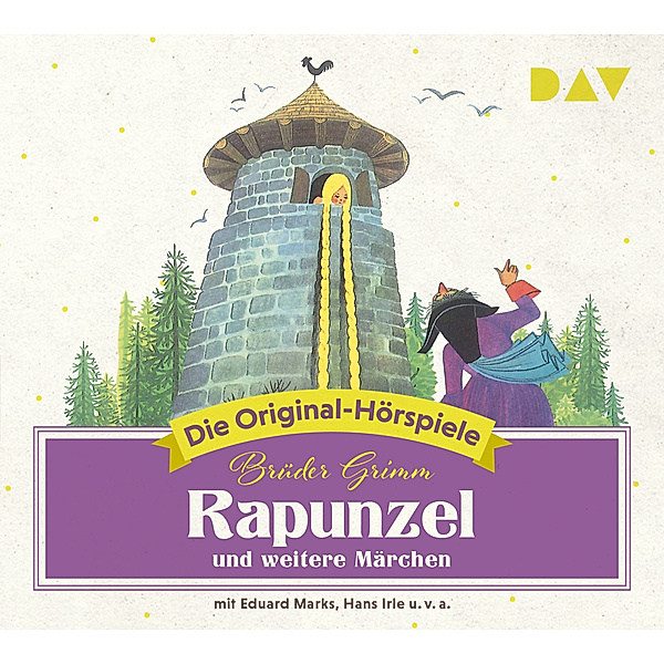 Rapunzel und weitere Märchen,1 Audio-CD, Jacob Grimm, Wilhelm Grimm