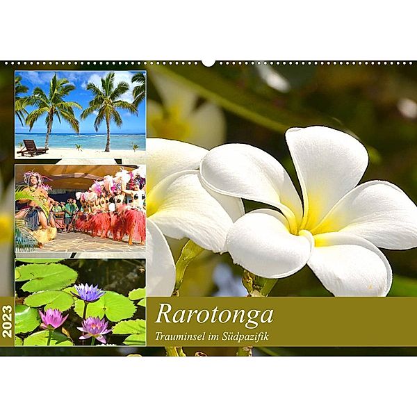 Rarotonga - Trauminsel im Südpazifik. (Wandkalender 2023 DIN A2 quer), Nina Schwarze