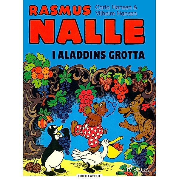 Rasmus Nalle - i Aladdins grotta, Carla Hansen, Vilhelm Hansen