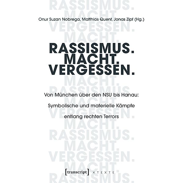 Rassismus. Macht. Vergessen. / X-Texte zu Kultur und Gesellschaft