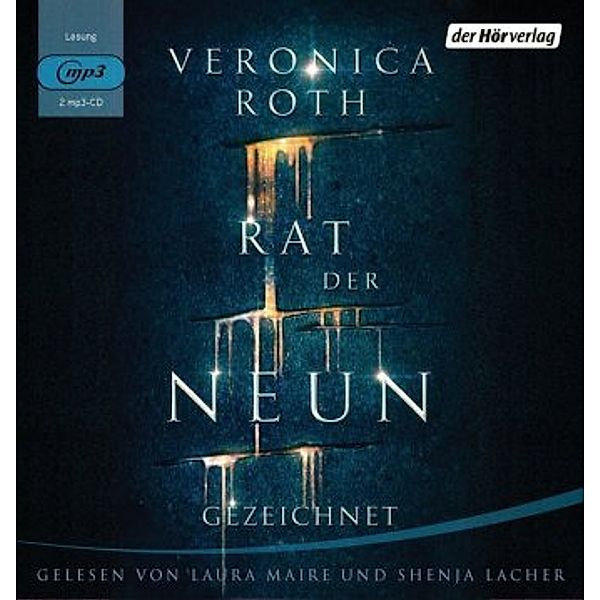 Rat der Neun - Gezeichnet, 2 MP3-CDs, Veronica Roth