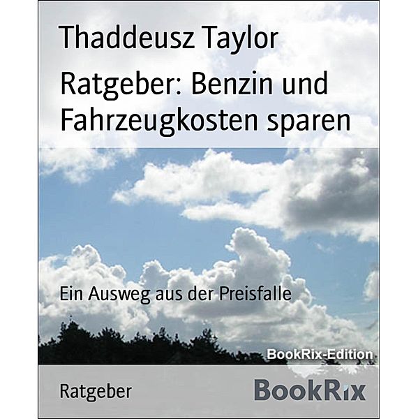 Ratgeber: Benzin und Fahrzeugkosten sparen, Thaddeusz Taylor