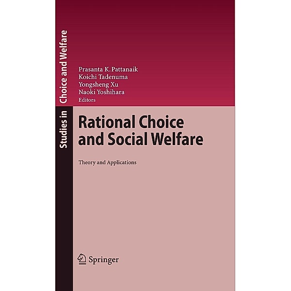 Rational Choice and Social Welfare / Studies in Choice and Welfare