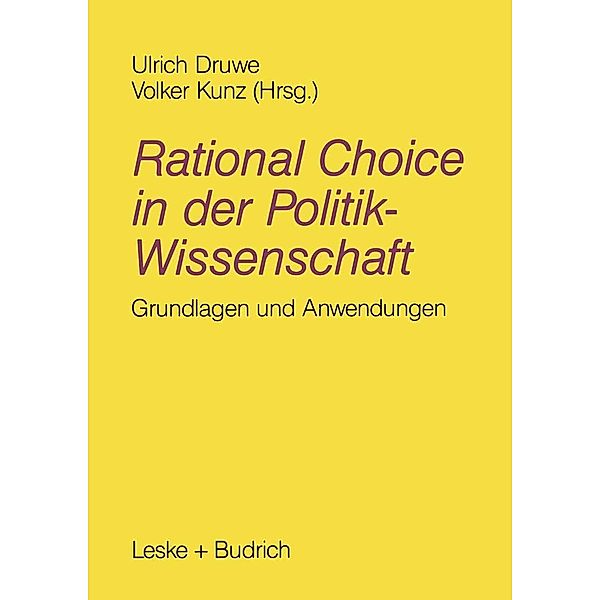 Rational Choice in der Politikwissenschaft