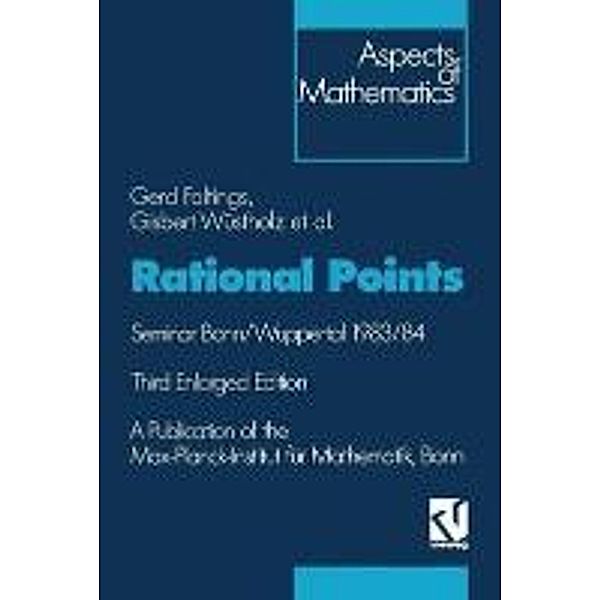 Rational Points, Gerd Faltings, Gisbert Wüstholz