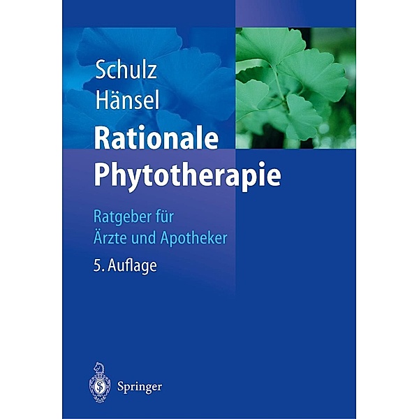 Rationale Phytotherapie, Volker Schulz, Rudolf Hänsel