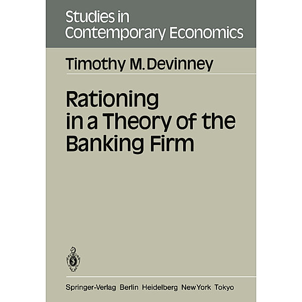 Rationing in a Theory of the Banking Firm, Timothy M. Devinney