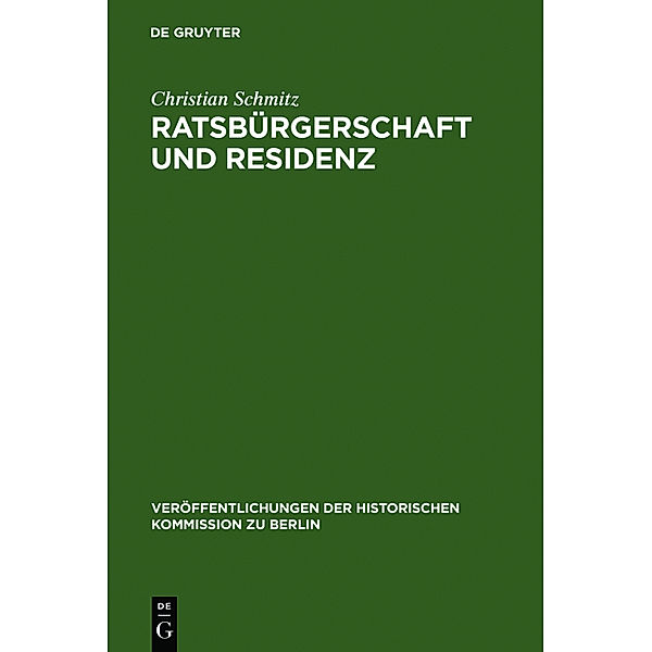 Ratsbürgerschaft und Residenz, Christian Schmitz