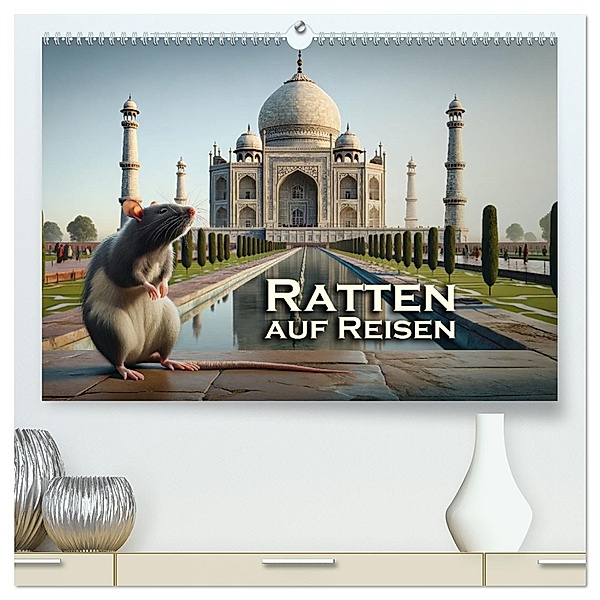 Ratten auf Reisen (hochwertiger Premium Wandkalender 2025 DIN A2 quer), Kunstdruck in Hochglanz, Calvendo, Peter R. Stuhlmann