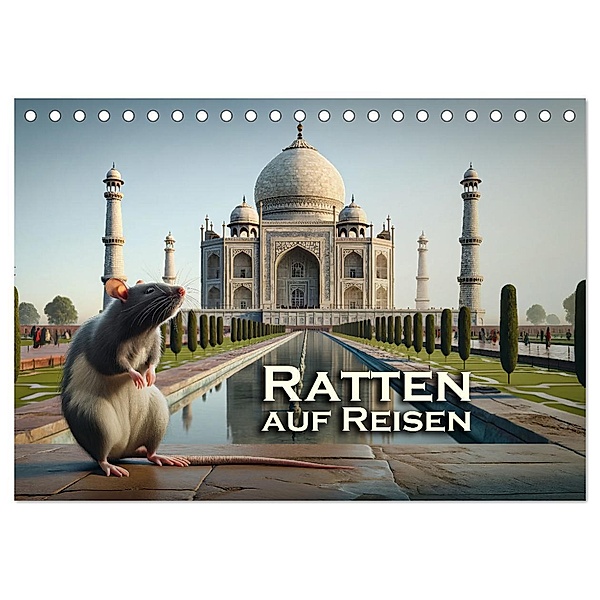 Ratten auf Reisen (Tischkalender 2025 DIN A5 quer), CALVENDO Monatskalender, Calvendo, Peter R. Stuhlmann