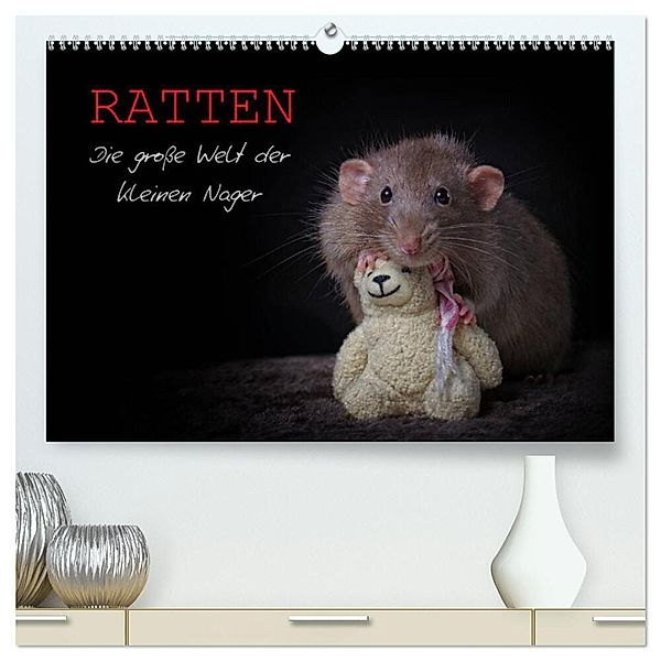 Ratten. Die grosse Welt der kleinen Nager (hochwertiger Premium Wandkalender 2024 DIN A2 quer), Kunstdruck in Hochglanz, Thorsten Nilson