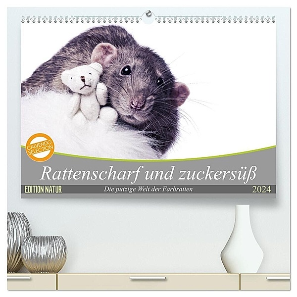 Rattenscharf und zuckersüß (hochwertiger Premium Wandkalender 2024 DIN A2 quer), Kunstdruck in Hochglanz, Thorsten Nilson