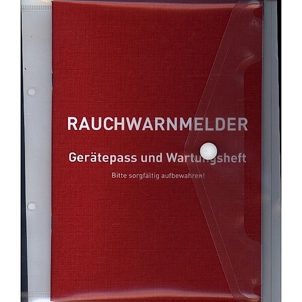 Rauchwarnmelder Gerätepass und Wartungsheft