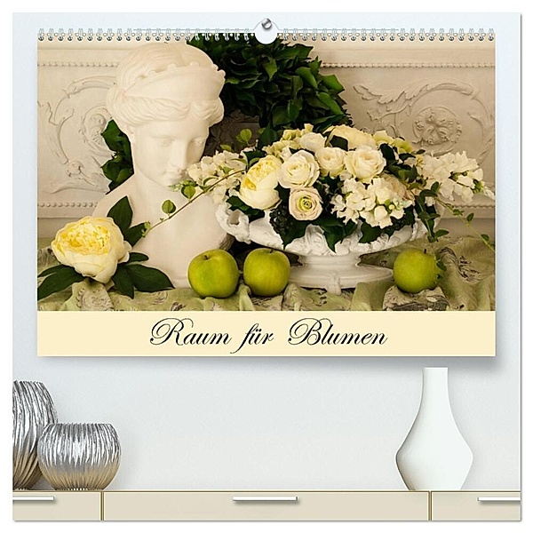 Raum für Blumen (hochwertiger Premium Wandkalender 2024 DIN A2 quer), Kunstdruck in Hochglanz, Simone Meyer