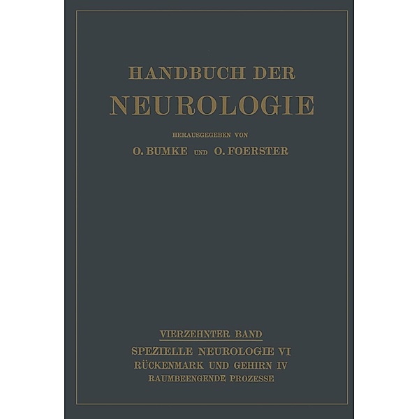Raumbeengende Prozesse / Handbuch der Neurologie Bd.14, N. Antoni, R. Henneberg, A. J. Mclean, R. Wartenberg