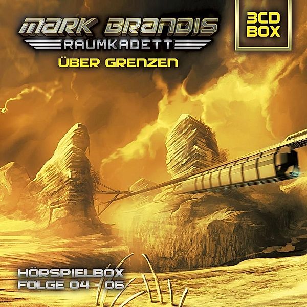 Raumkadett - Über Grenzen, 3 Audio-CDs, Mark Brandis