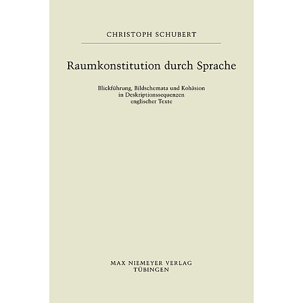 Raumkonstitution durch Sprache, Christoph Schubert