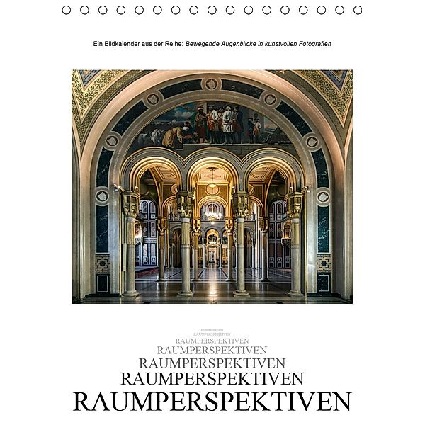 RaumperspektivenAT-Version (Tischkalender 2021 DIN A5 hoch), Alexander Bartek