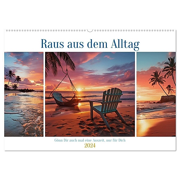 Raus aus dem Alltag (Wandkalender 2024 DIN A2 quer), CALVENDO Monatskalender, Steffen Gierok-Latniak