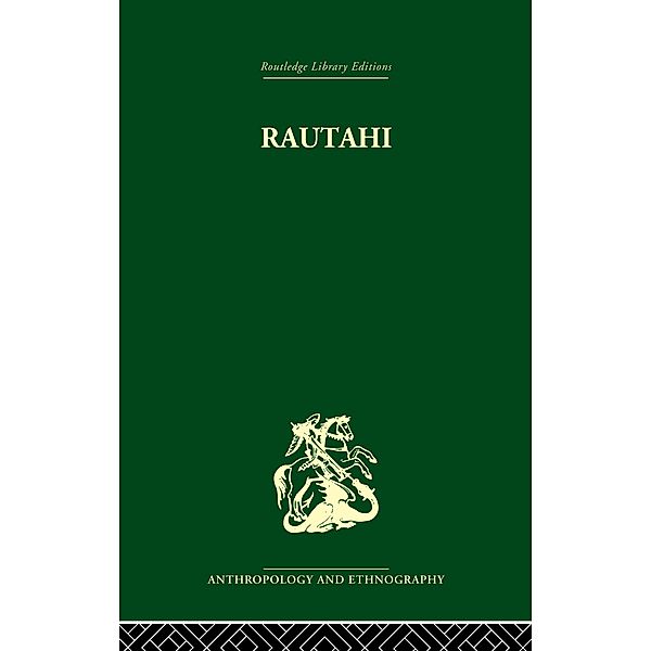 Rautahi: The Maoris of New Zealand, Joan Metge