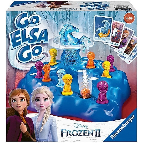 Ravensburger Verlag Ravensburger 20425 - Disney Frozen 2 Go Elsa Go, Klassiker in neuem Design für 2, © Seven Towns Ltd.
