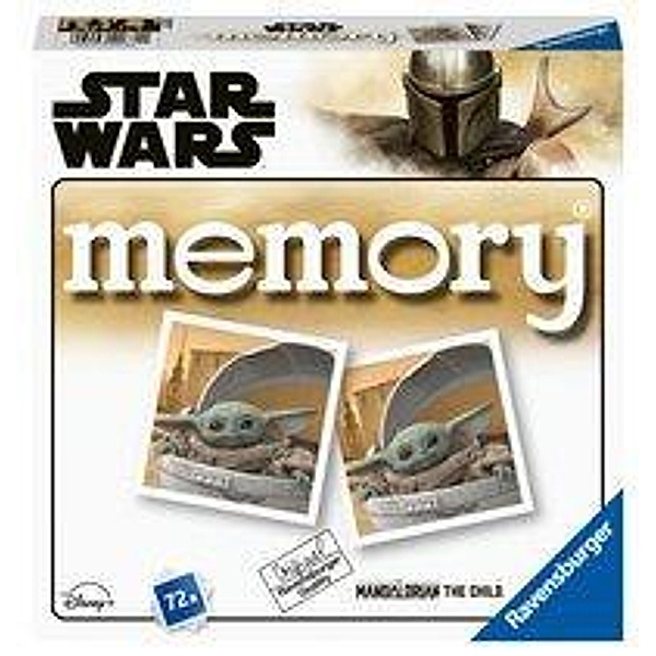 Ravensburger 20671 - The Mandalorian memory® -Star Wars, der Spieleklassiker für alle Star Wars Fans, Merkspiel für 2-8, William H. Hurter