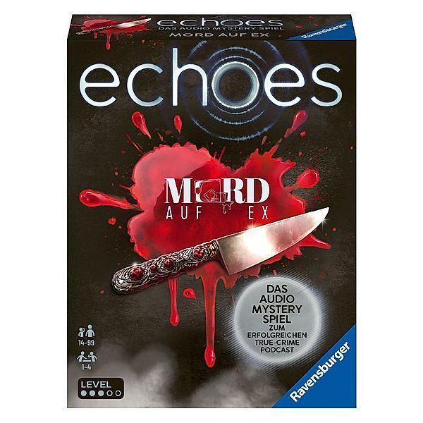 Ravensburger Verlag Ravensburger 20995 echoes Mord auf Ex - Das Audio Mystery Spiel mit Linn und Leo vom True Crime Podcast Mord auf Ex ab 14 Jahren, Erlebnis-Spiel, Dave Neale, Matthew Dunstan