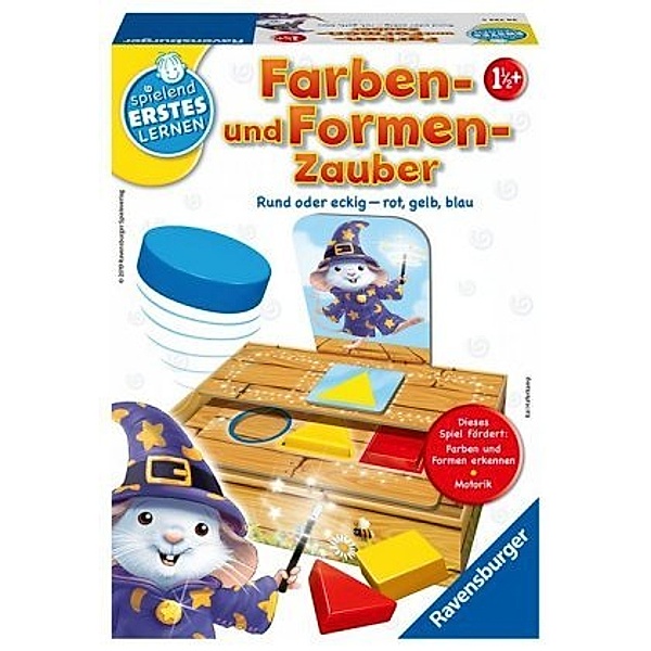 Ravensburger Verlag Ravensburger 24723 - Farben- und Formen-Zauber - Lernspiel für die ganz Kleinen