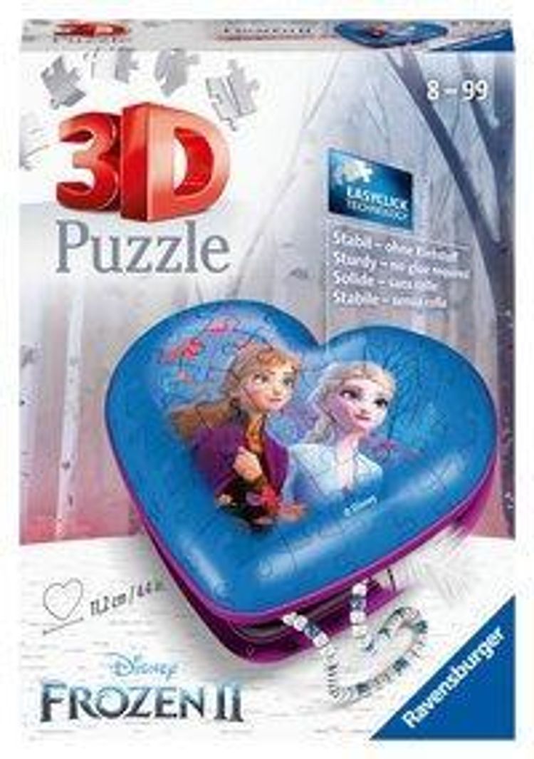 Ravensburger 3D Puzzle 11236 - Herzschatulle Disney Frozen 2 - 54 Teile -  Aufbewahrungsbox für Fans von Anna und Elsa ab | Weltbild.ch