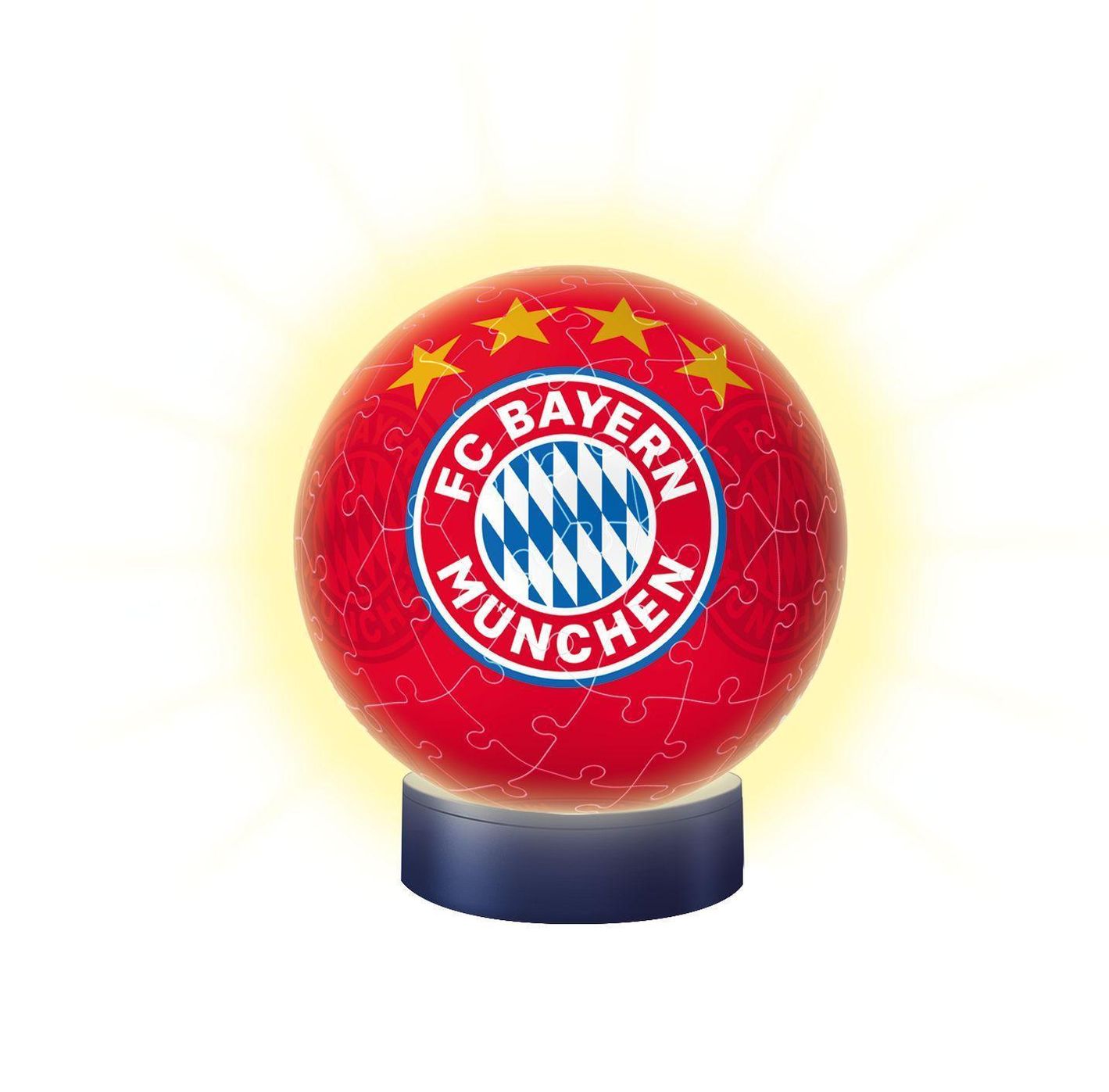 Ravensburger 3D Puzzle 12177 - Nachtlicht Puzzle-Ball FC Bayern München -  72 Teile - ab 6 Jahren, LED Nachttischlampe mi | Weltbild.de