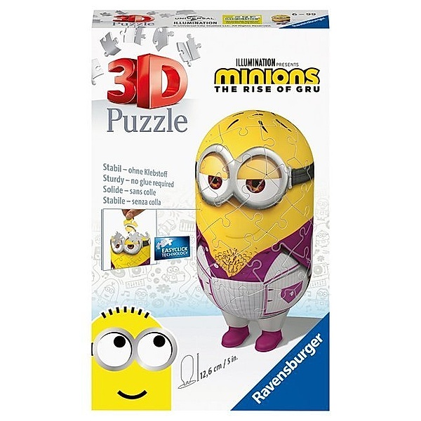 Ravensburger Verlag Ravensburger 3D Puzzle Minion Disco 11229 - Minions 2 - 54 Teile - für Minion Fans ab 6 Jahren