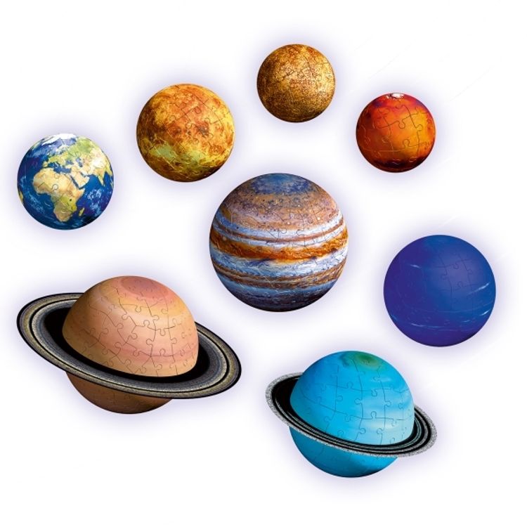Ravensburger 3D Puzzle Planetensystem 11668 - Planeten als 3D Puzzlebälle -  Sonn | Weltbild.at