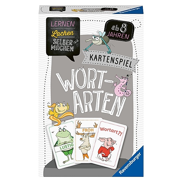 Ravensburger Verlag Ravensburger 80353 - Lernen Lachen Selbermachen: Wortarten, Lernspiel, Kartenspi, Elke Spitznagel
