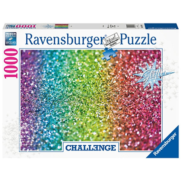 Ravensburger Challenge Puzzle 16745 - Glitzer - 1000 Teile Puzzle für  Erwachsene und Kinder ab 14 Jahren | Weltbild.de