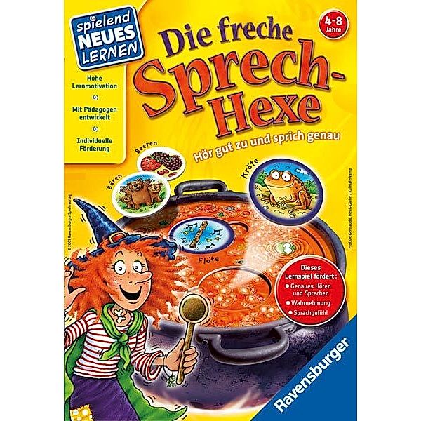 Ravensburger Verlag Ravensburger Die freche Sprechhexe, Lernspiel, Prof. Dr. Gertraud E. Heuß-Giehrl & Kai Haferkamp