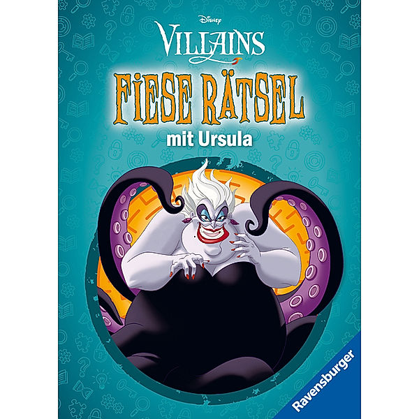 Ravensburger Disney Villains: Fiese Rätsel mit Ursula - Knifflige Rätsel für kluge Köpfe ab 9 Jahren