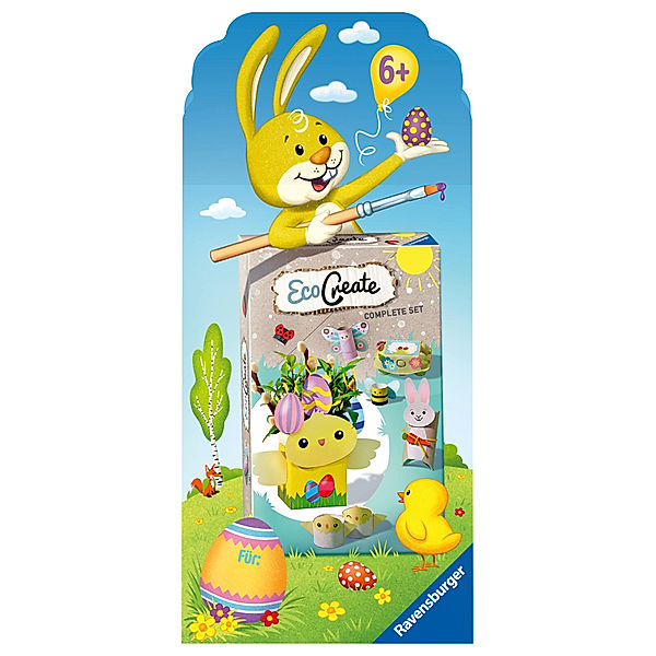 Ravensburger Verlag Ravensburger EcoCreate 80574 -Easter & Spring Time - Kinder ab 6 Jahren