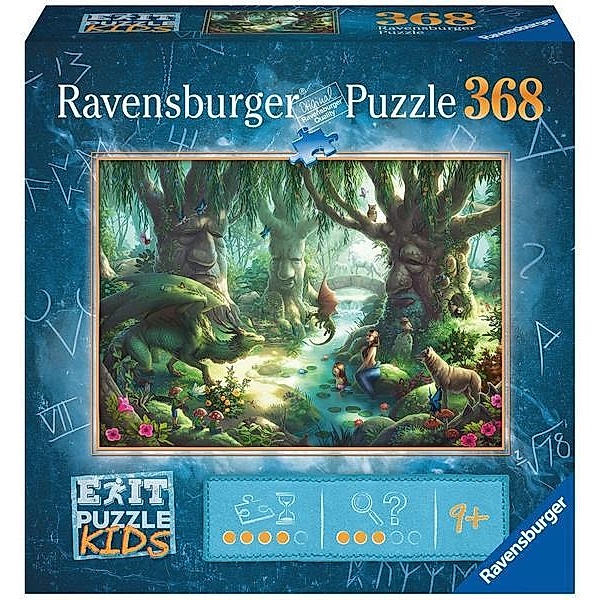 Ravensburger Verlag Ravensburger EXIT Puzzle Kids - 12955 Der magische Wald - 368 Teile Puzzle für K