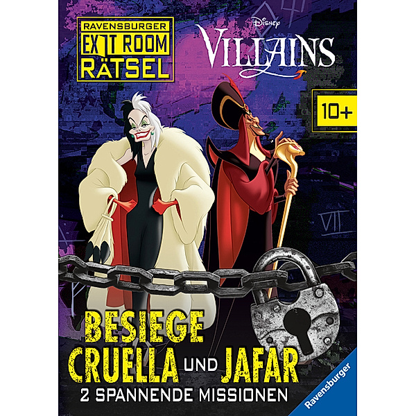 Ravensburger Exit Room Rätsel: Disney Villains - Besiege Cruella und Jafar, Martine Richter