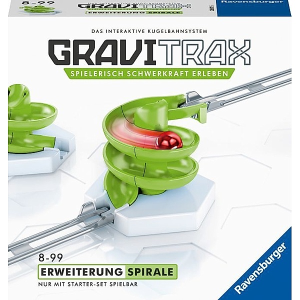 Ravensburger Verlag Ravensburger GraviTrax Kugelbahn - Erweiterung Action-Stein Spirale 26811, für K