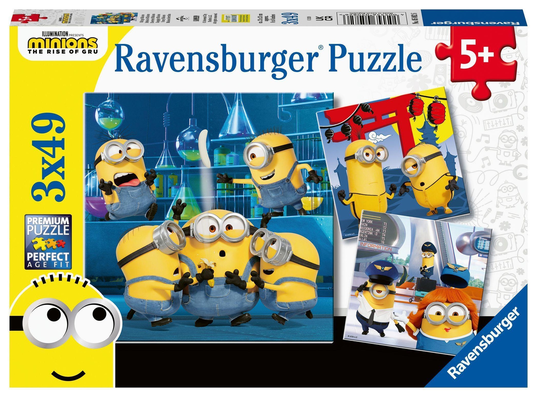 Ravensburger Kinderpuzzle - 05082 Witzige Minions - Puzzle für Kinder ab 5  Jahren, mit 3x49 Teilen | Weltbild.ch