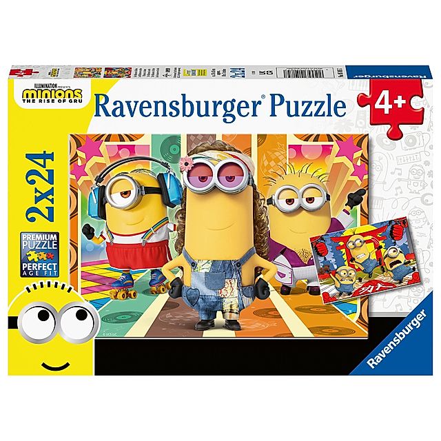 Ravensburger Kinderpuzzle - 05085 Die Minions in Aktion - Puzzle für Kinder  ab 4 Jahren, mit 2x24 Teilen | Weltbild.de
